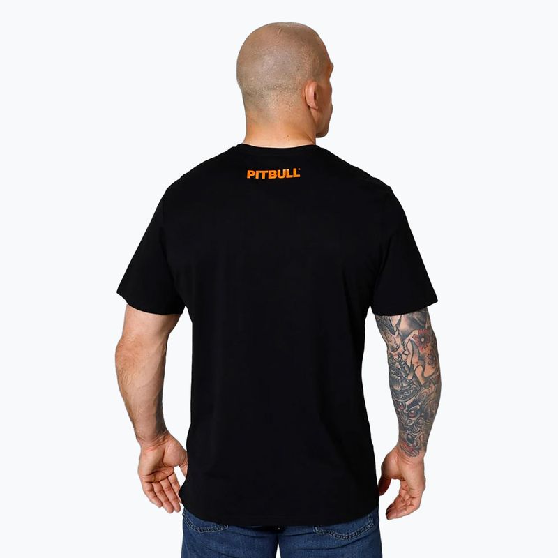 Мъжка тениска Pitbull West Coast Orange Dog 24 black 3