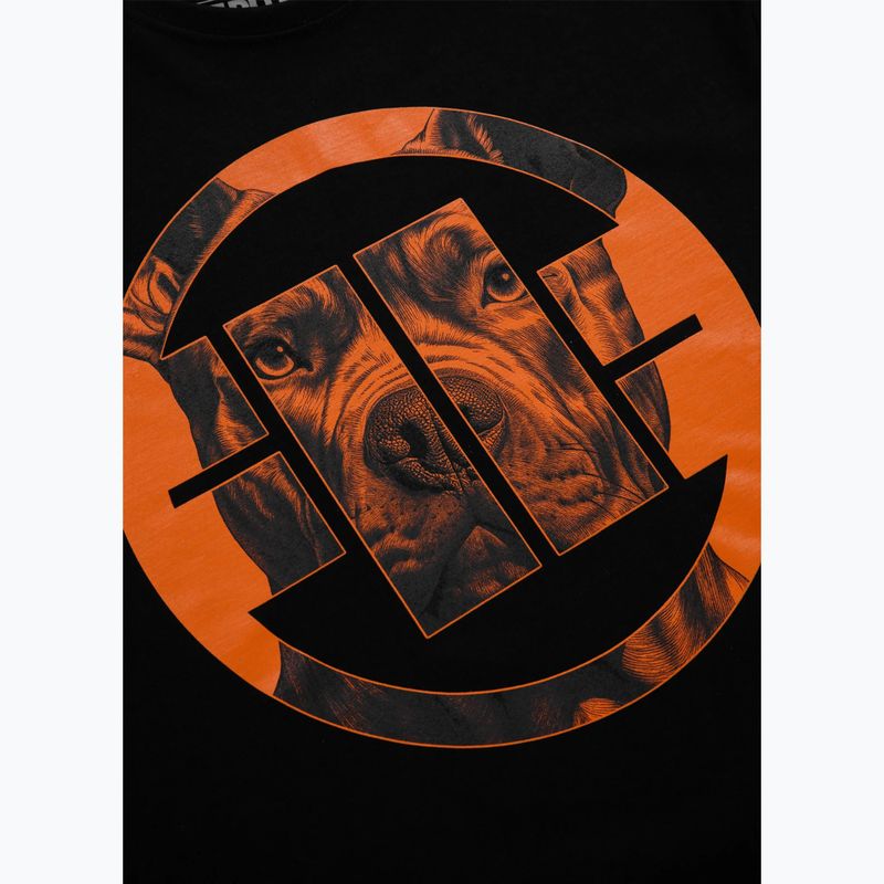 Мъжка тениска Pitbull West Coast Orange Dog 24 black 6