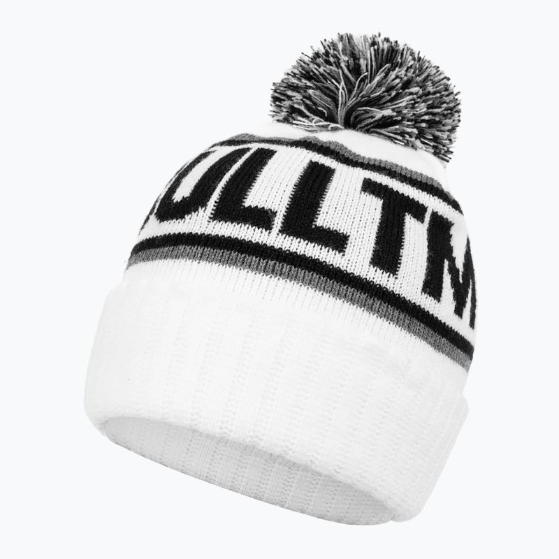 Мъжка зимна шапка Pitbull Beanie Fleming II white/black