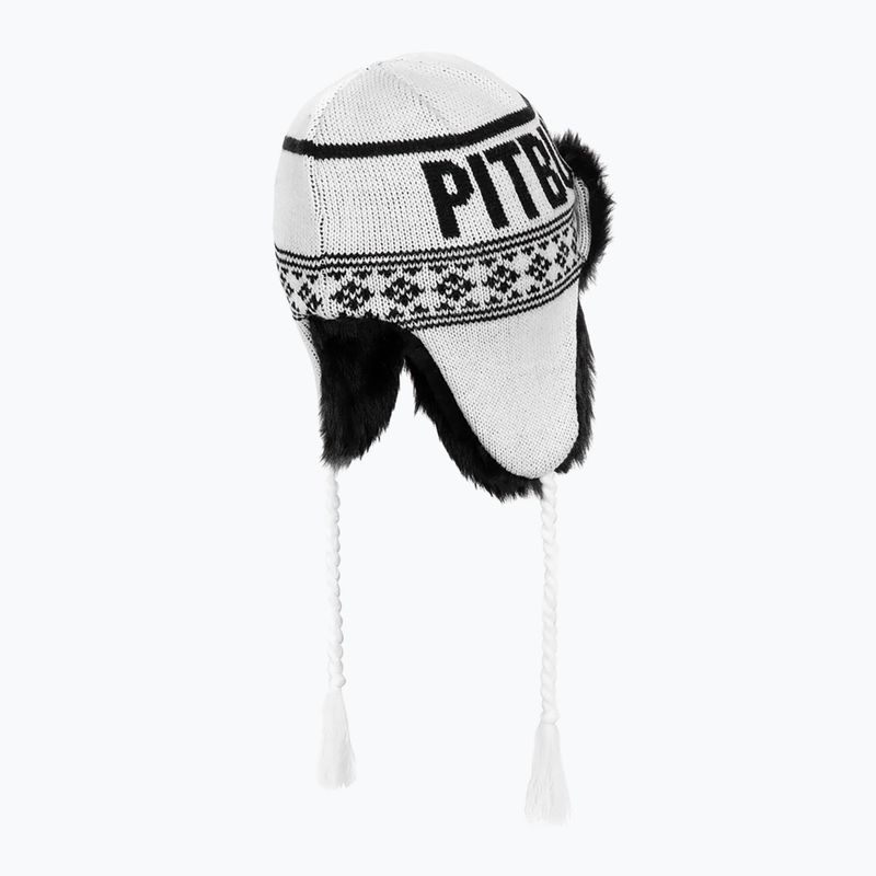 Мъжка зимна шапка Pitbull Beanie Mission Bay white/black 2