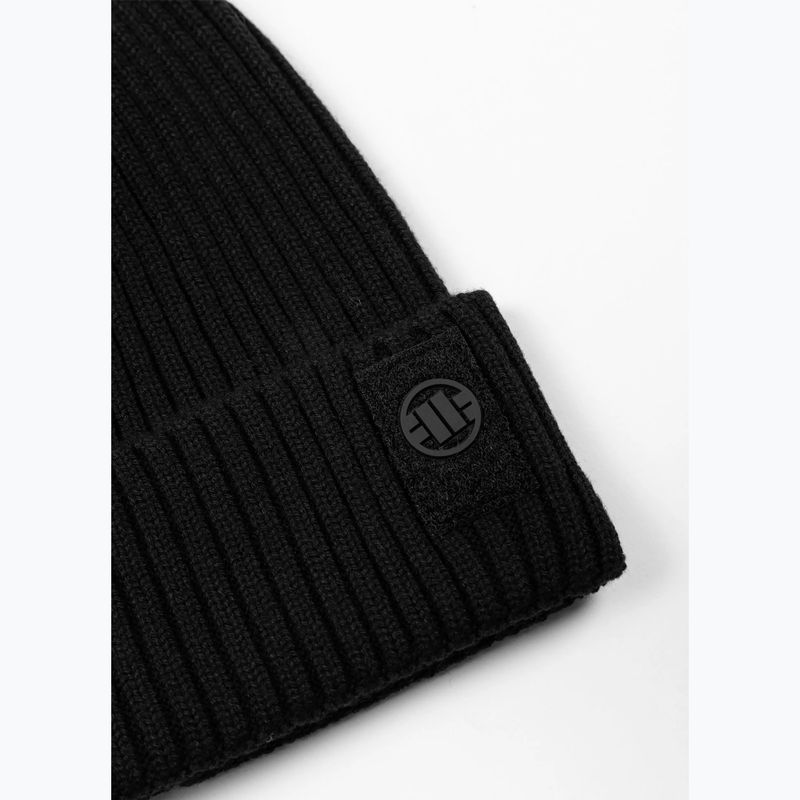 Зимна шапка Pitbull Beanie Velcro Logo black 2