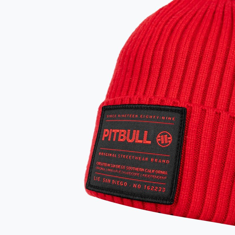 Мъжка зимна шапка Pitbull Beanie Dock red 3