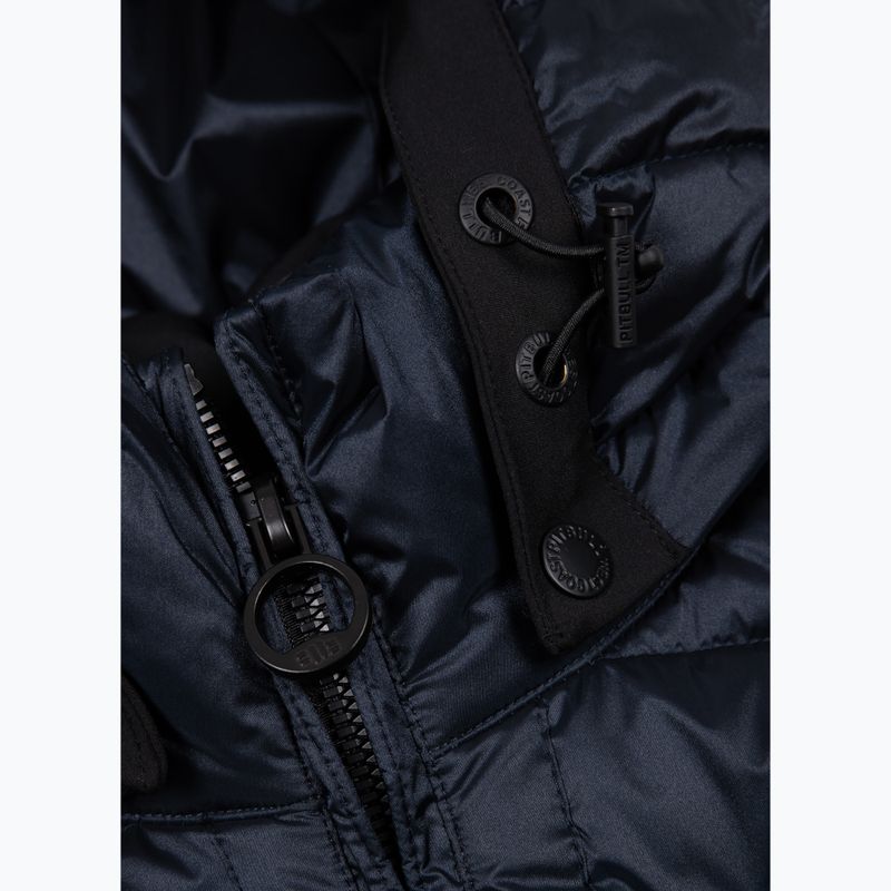 Мъжко зимно яке Pitbull Barles Ribstop Padded Hooded dark navy 4