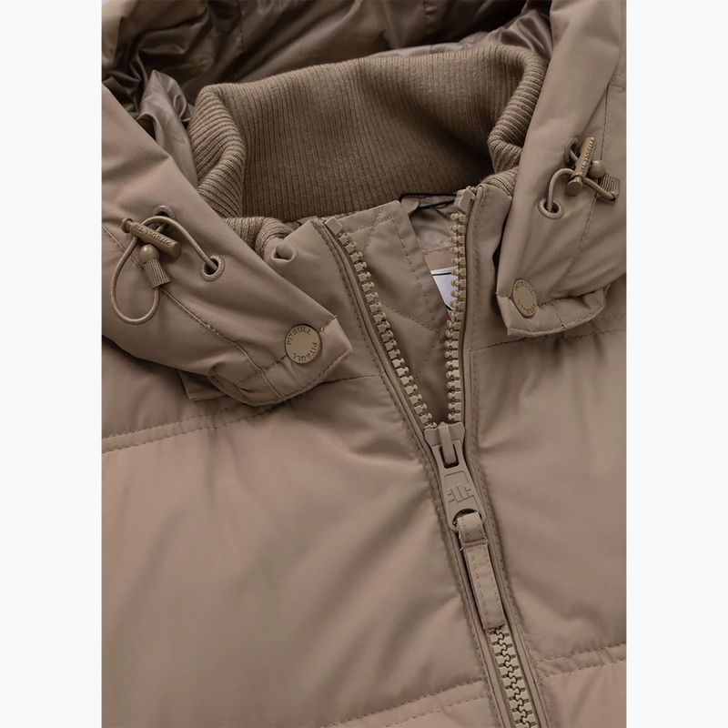 Мъжко зимно яке Pitbull Duncan Quilted Hooded dark sand 4