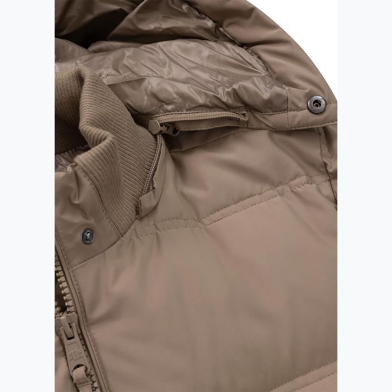 Мъжко зимно яке Pitbull Duncan Quilted Hooded dark sand 6