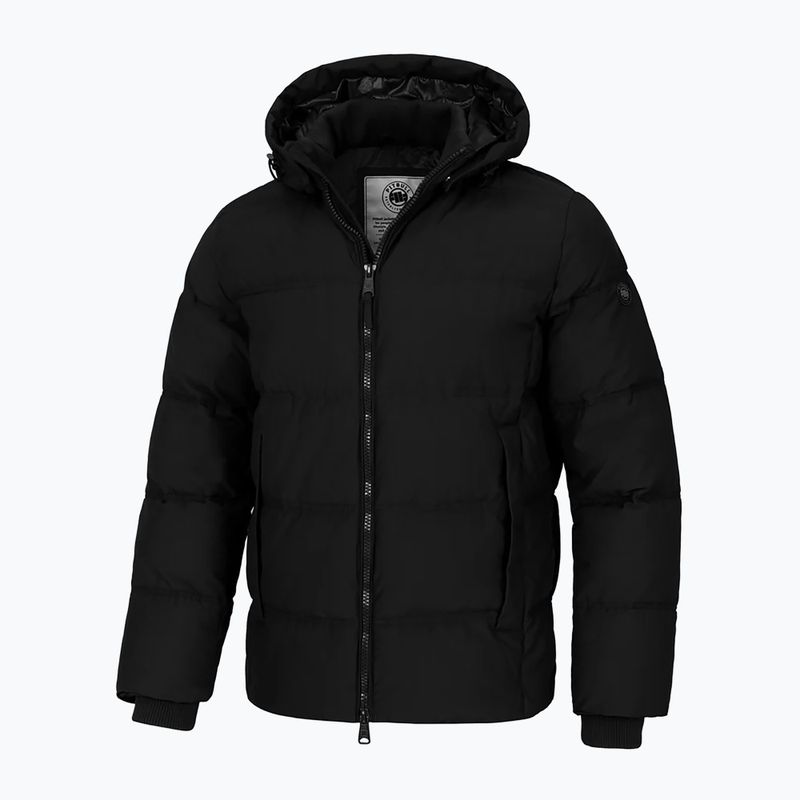 Мъжко зимно яке Pitbull Duncan Quilted Hooded black 5