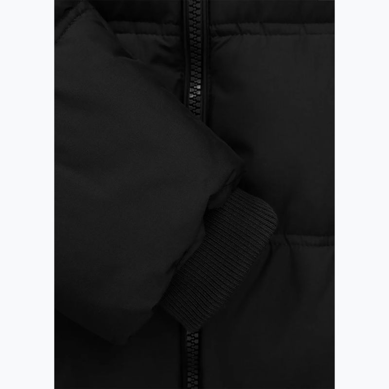 Мъжко зимно яке Pitbull Duncan Quilted Hooded black 12