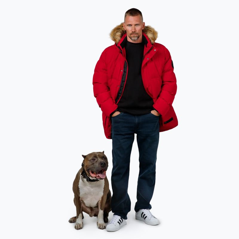 Мъжко яке Pitbull Forest Hooded Parka red 2