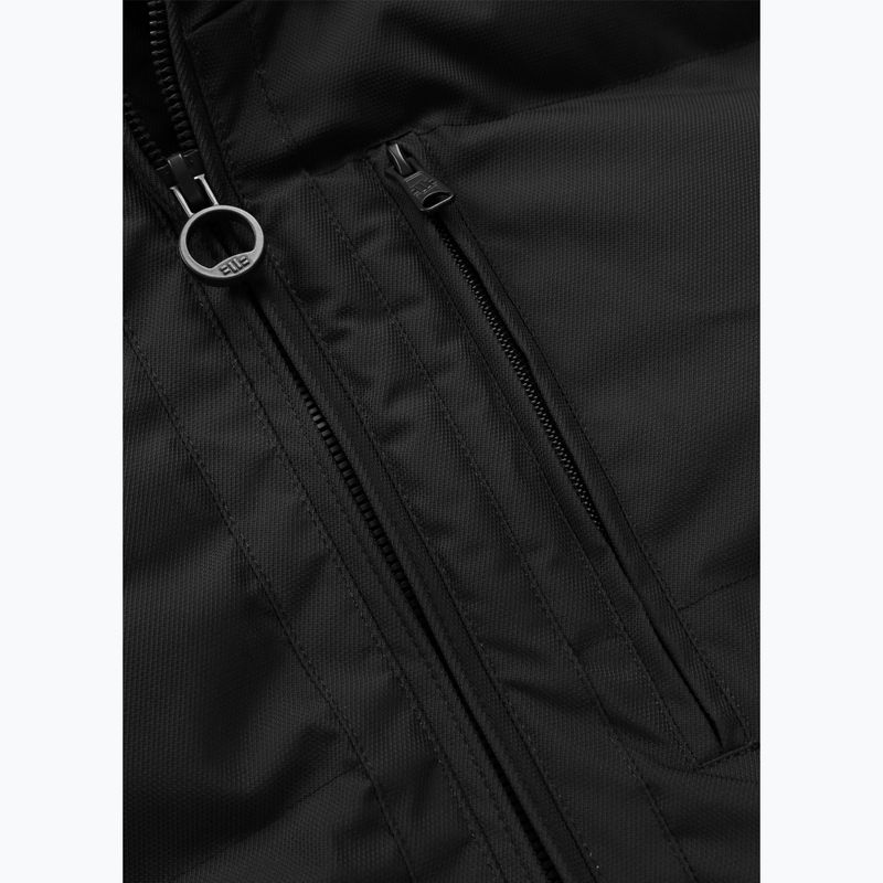 Мъжко зимно яке Pitbull Patton Quilted Hooded black 11
