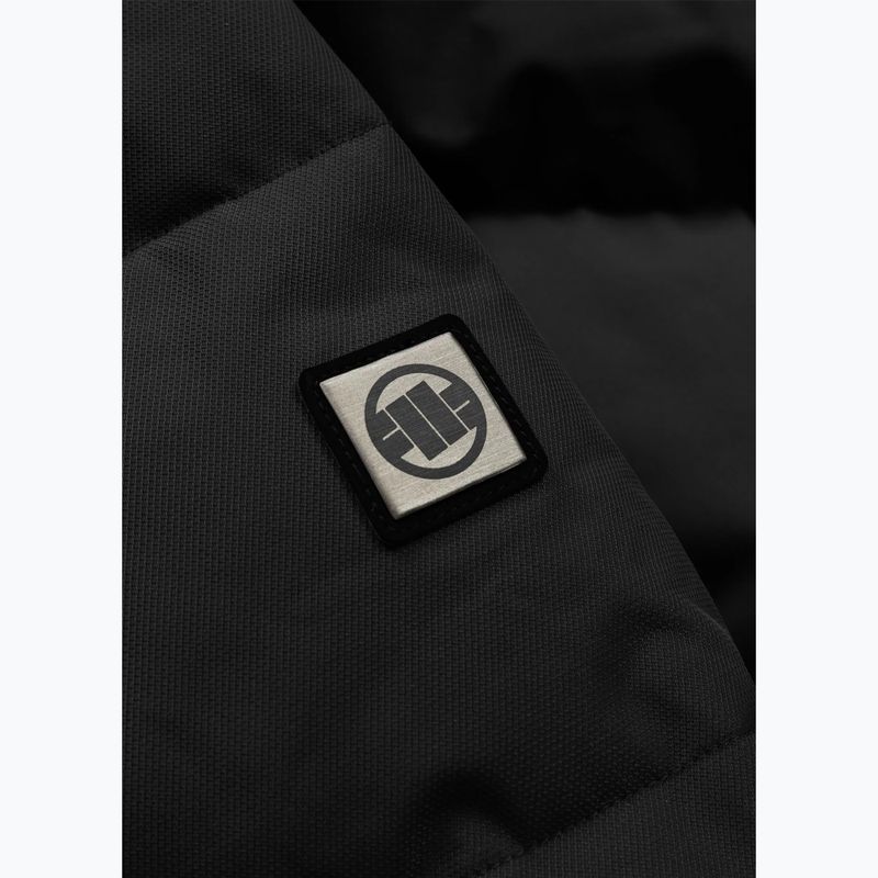 Мъжко зимно яке Pitbull Patton Quilted Hooded black 12