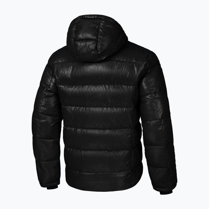 Мъжко зимно яке Pitbull Pepperwood Ribstop Padded Hooded black 3