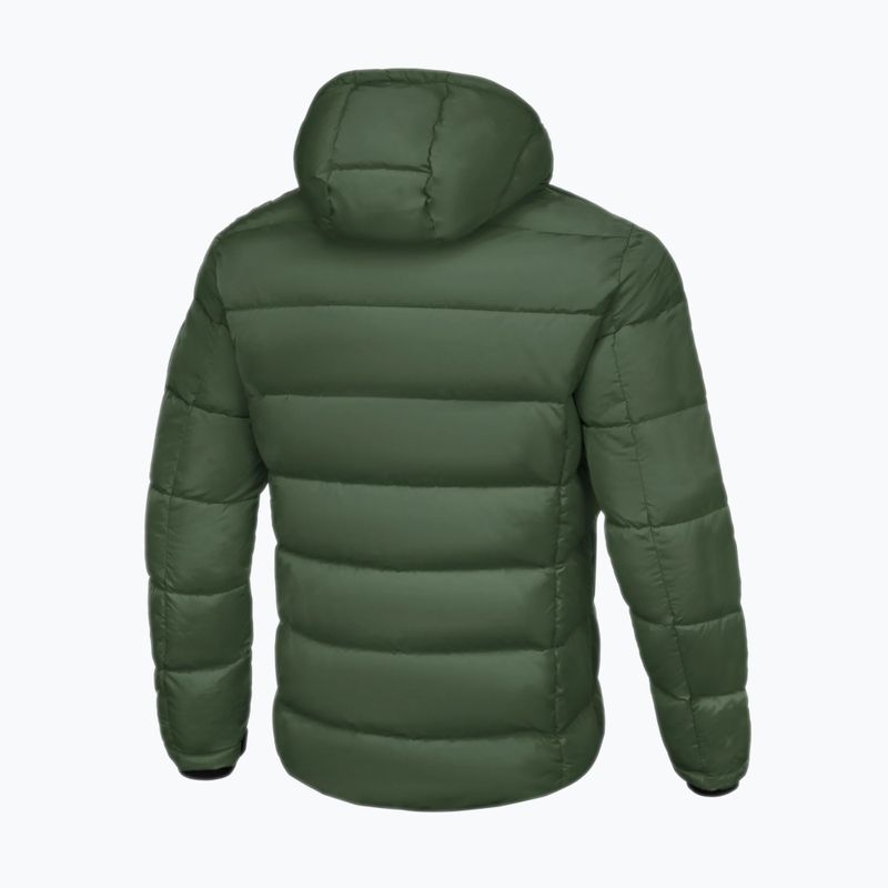 Мъжко зимно яке Pitbull West Coast Airway 5 Padded Hooded olive 2