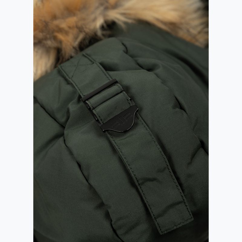Дамско зимно яке Pitbull Azalea Quilted Hooded olive 5