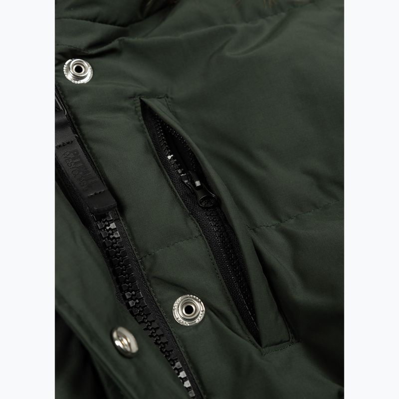 Дамско зимно яке Pitbull Azalea Quilted Hooded olive 6