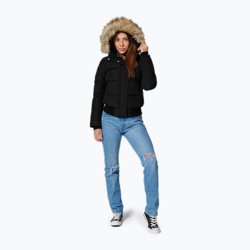 Дамско зимно яке Pitbull Azalea Quilted Hooded black 2