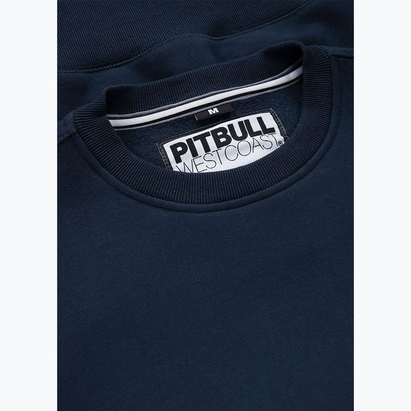 Мъжки потник Pitbull Small Logo Crewneck в тъмносин цвят 7