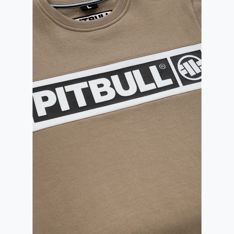 Мъжки суитшърт Pitbull Sherwood Crewneck pale sand 7