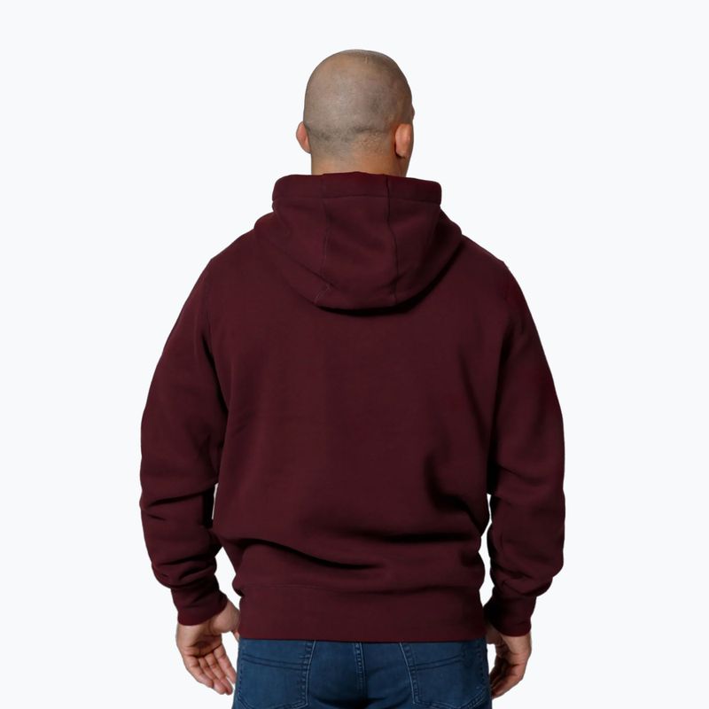 Мъжки суитшърт Pitbull Small Logo Hooded burgundy 3