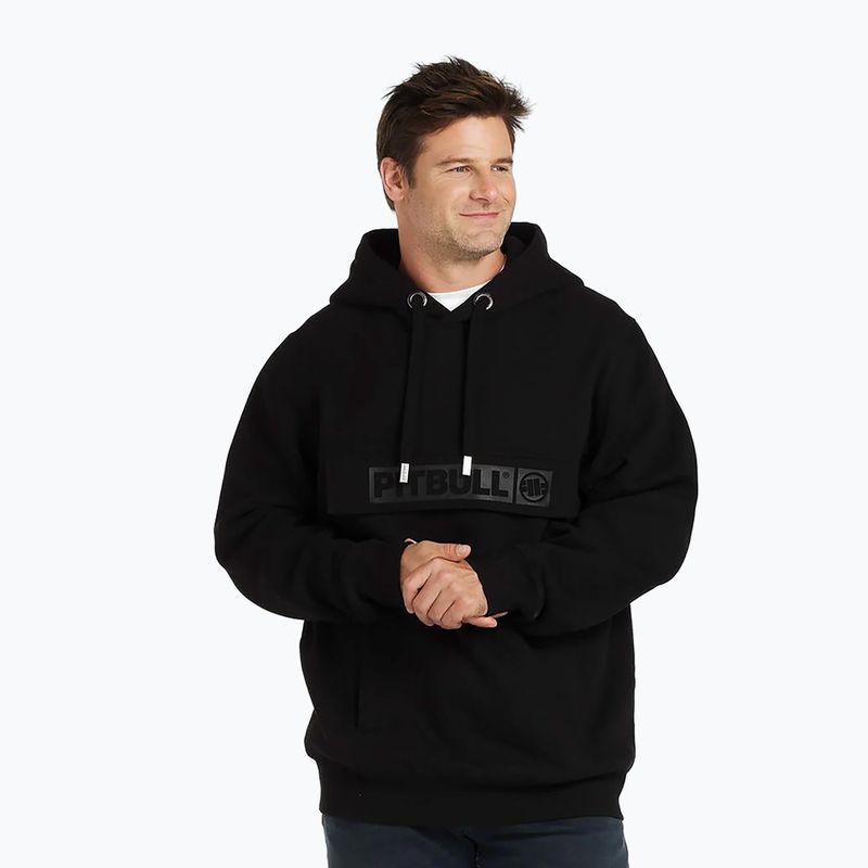 Мъжки суитшърт Pitbull Hilltop 2 Hooded black