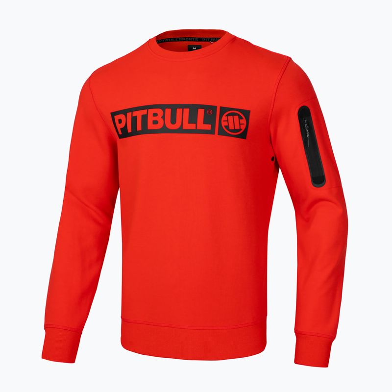 Мъжки суитшърт Pitbull Beyer Crewneck flame red 4