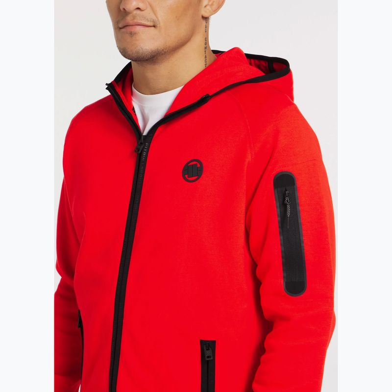 Мъжки суитшърт Pitbull Hermes Hooded Zip flame red 5