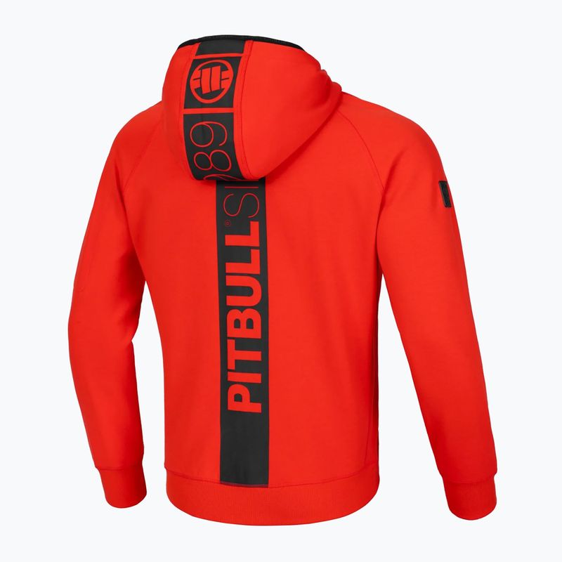 Мъжки суитшърт Pitbull Hermes Hooded Zip flame red 8