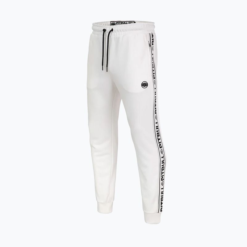 Мъжки спортни панталони Pitbull Tape Logo Terry Group off white 5