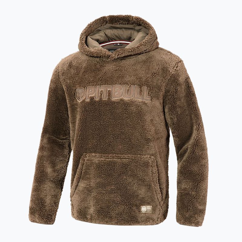 Мъжки суитшърт Pitbull Aragon Hooded coyote brown 7