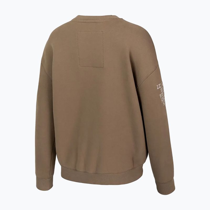 Дамски суитшърт Pitbull Tyrian Crewneck coyote brown 2