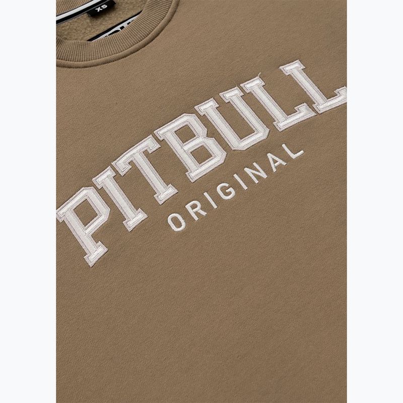 Дамски суитшърт Pitbull Tyrian Crewneck coyote brown 3