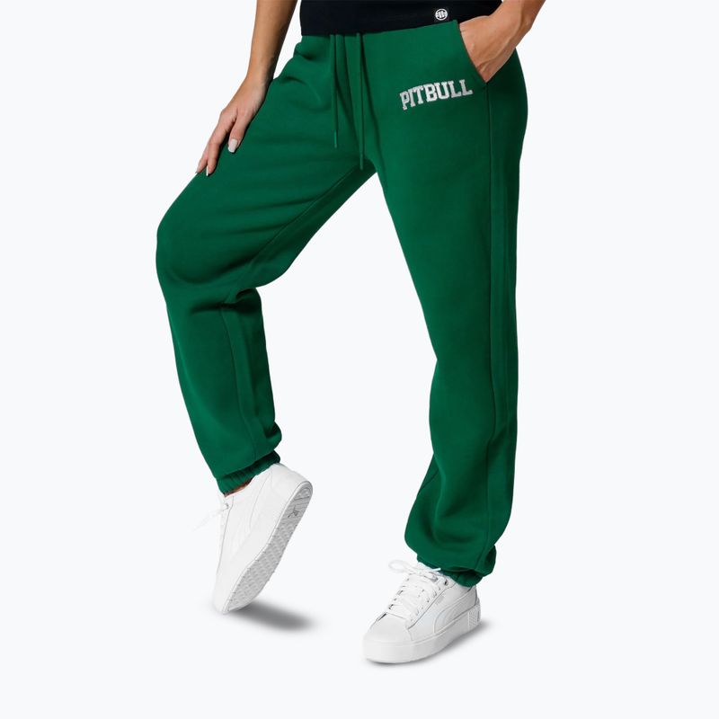Дамски панталони Pitbull Tyrian Trackpants green