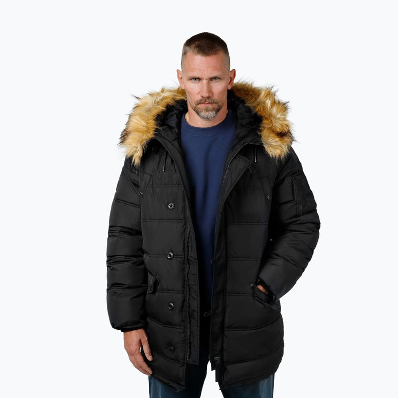 Мъжко зимно яке Pitbull Kingston 2 Parka black 4