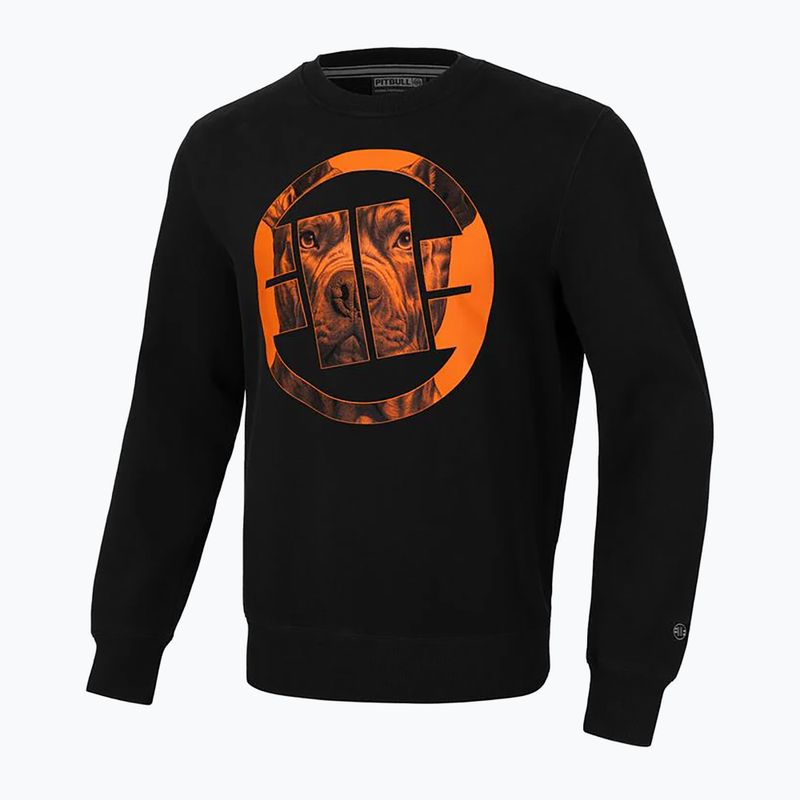 Мъжки суитшърт Pitbull West Coast Crewneck Orange Dog 24 black