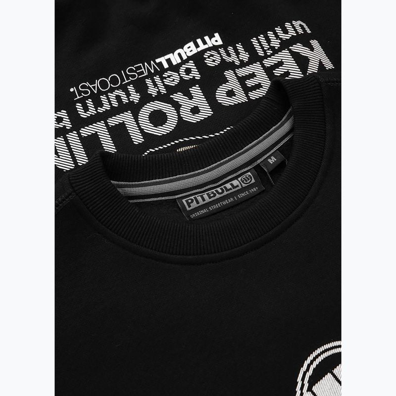 Мъжки суитшърт Pitbull West Coast Crewneck Keep Rolling black 3