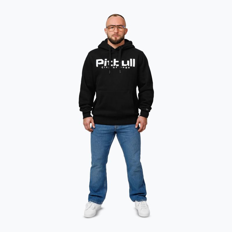 Мъжки суитшърт Pitbull Hooded City Of Dogs black 2