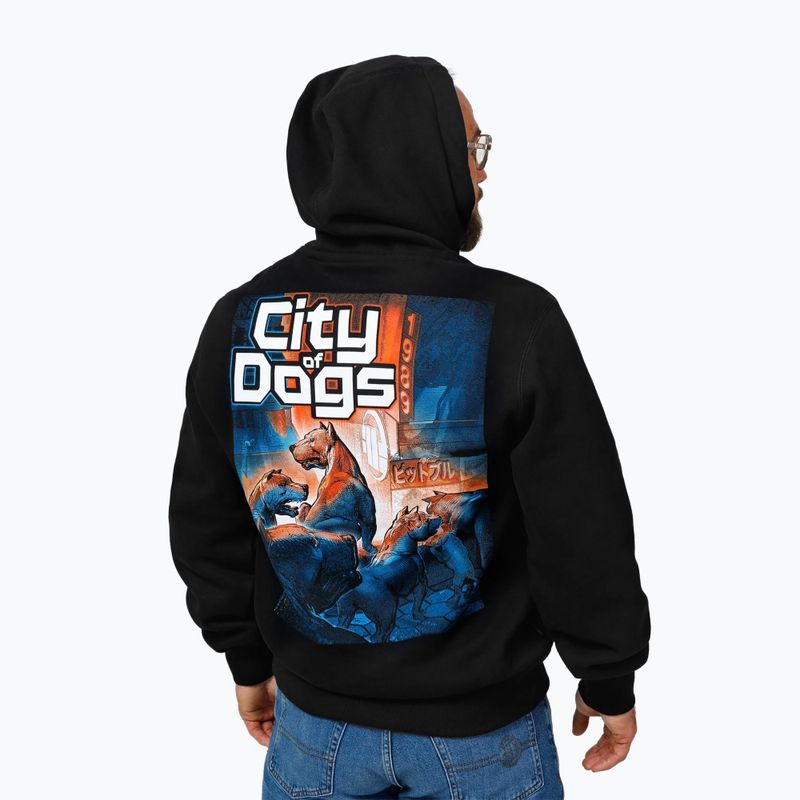 Мъжки суитшърт Pitbull Hooded City Of Dogs black 3