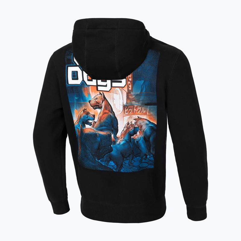Мъжки суитшърт Pitbull Hooded City Of Dogs black 5
