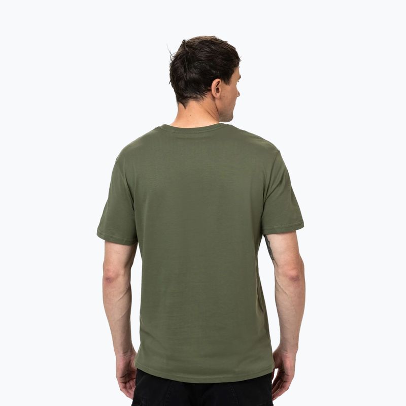 Мъжка тениска Pitbull Small Logo olive 3