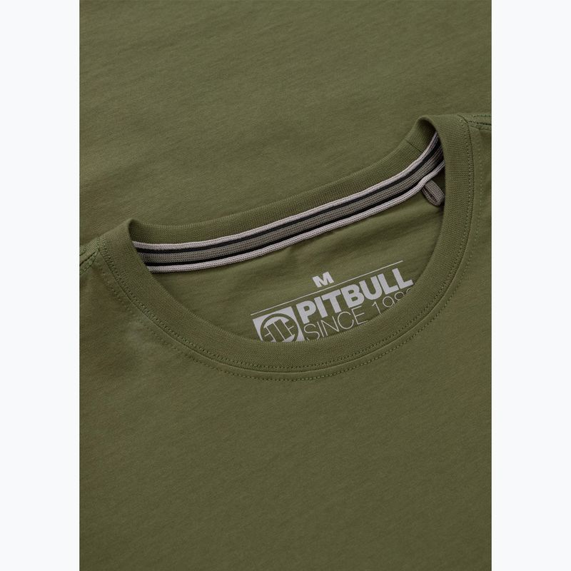 Мъжка тениска Pitbull Small Logo olive 6