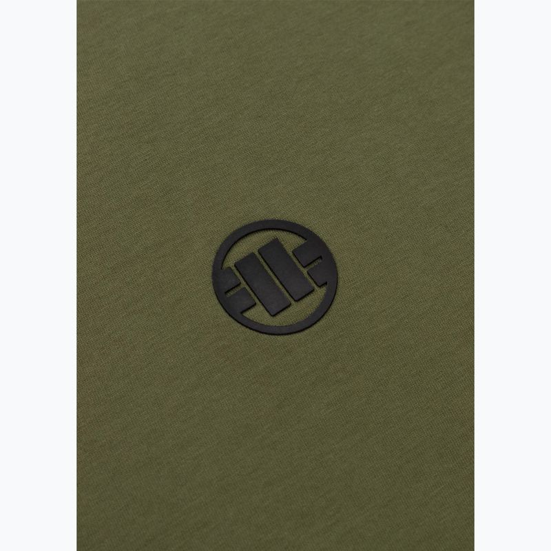 Мъжка тениска Pitbull Small Logo olive 7