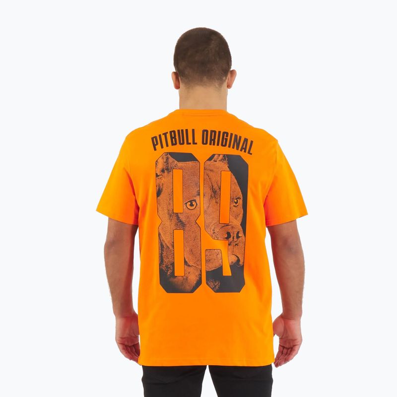 Pitbull Eighty Nine Dog мъжка тениска оранжева 3