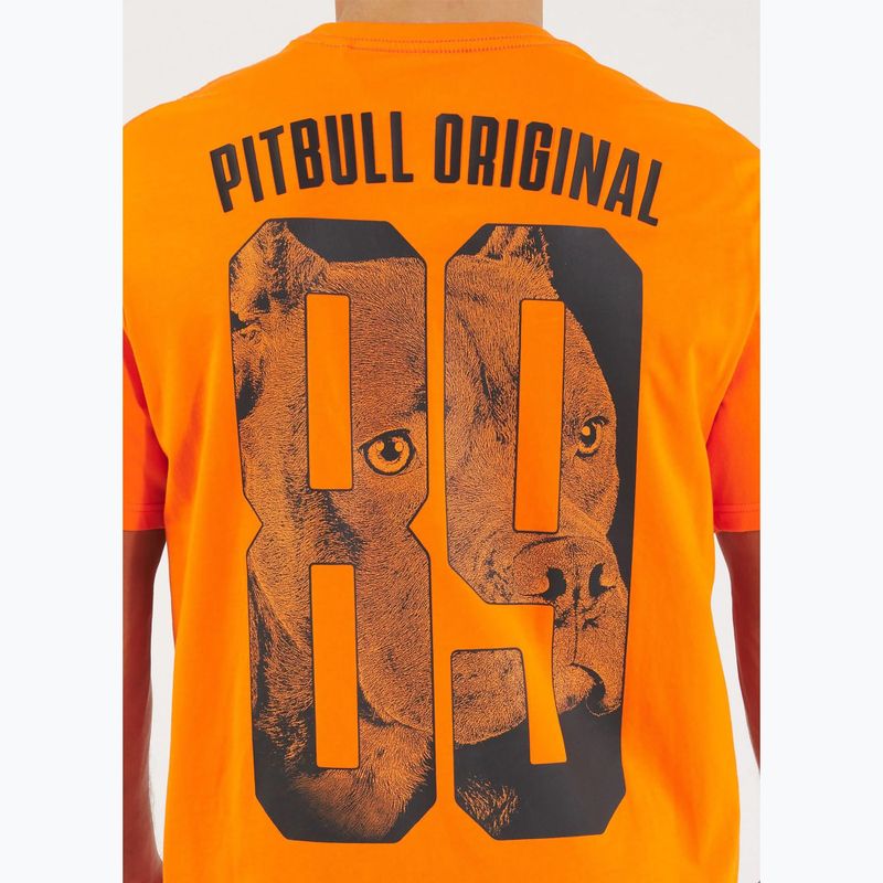 Pitbull Eighty Nine Dog мъжка тениска оранжева 4