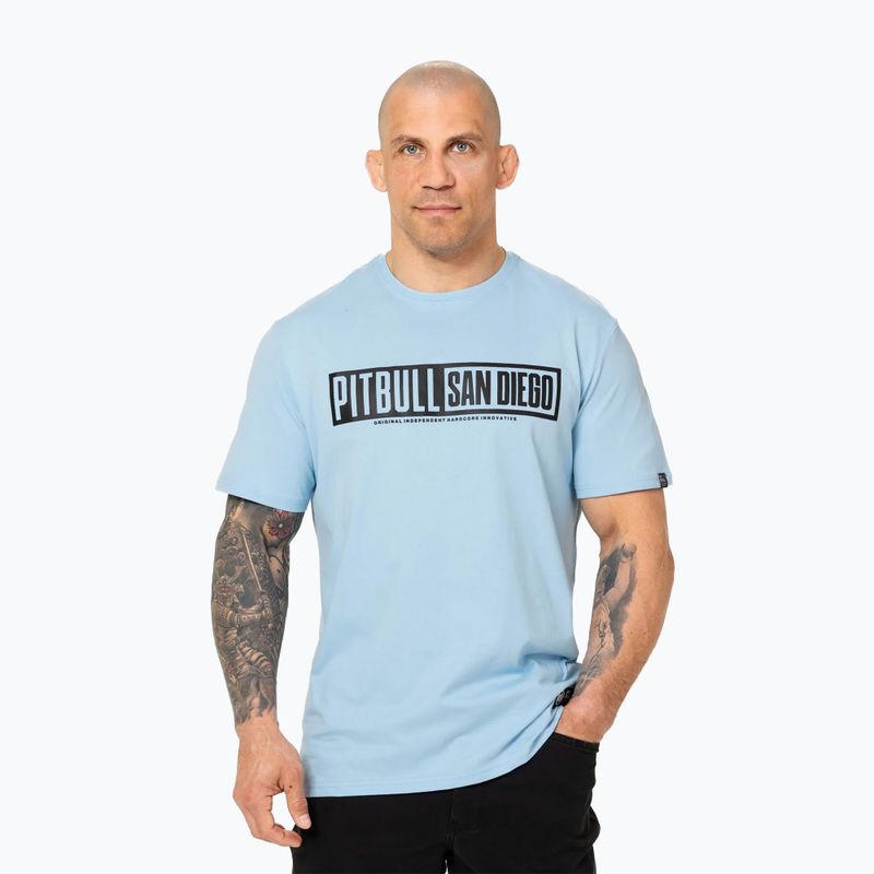 Pitbull Eighty Nine Dog мъжка тениска светлосиня