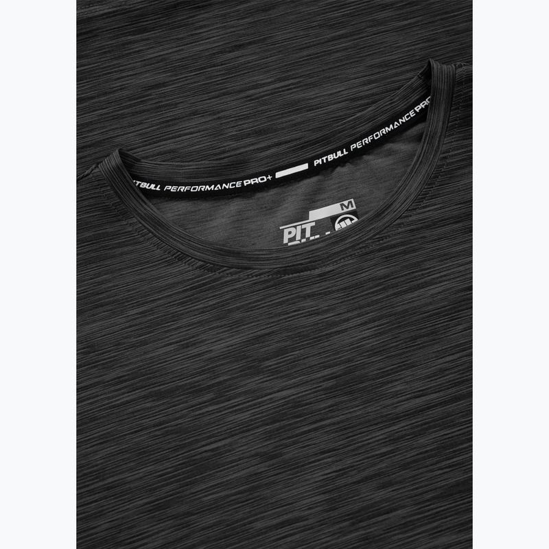 Мъжка тениска Pitbull Small Logo Casual Sport black melange 6