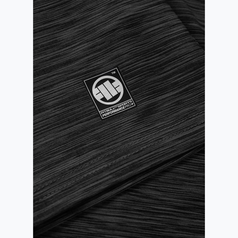 Мъжка тениска Pitbull Small Logo Casual Sport black melange 8