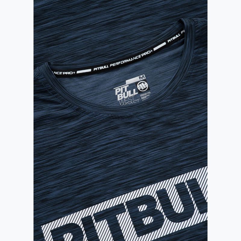 Мъжка спортна тениска Pitbull Hilltop Casual Sport T-shirt navy melange 6