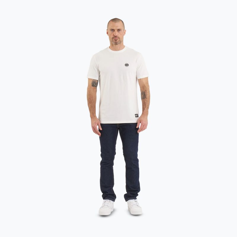 Мъжка тениска Pitbull Small Logo off white 2