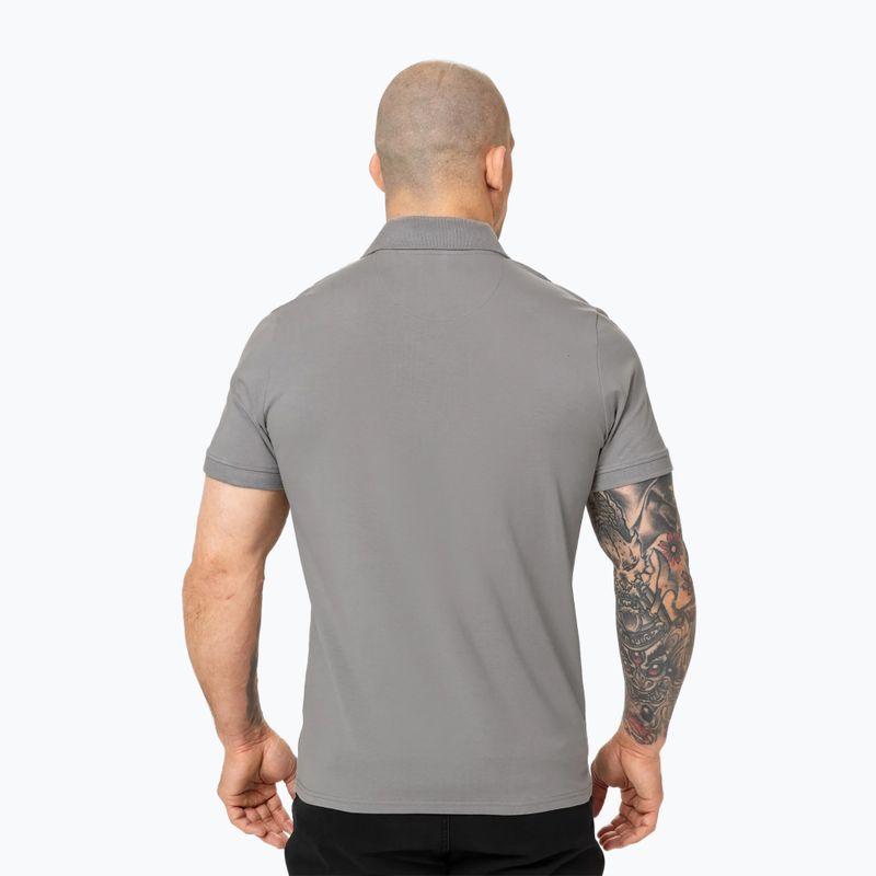 Мъжка поло тениска Pitbull Small Logo grey 3