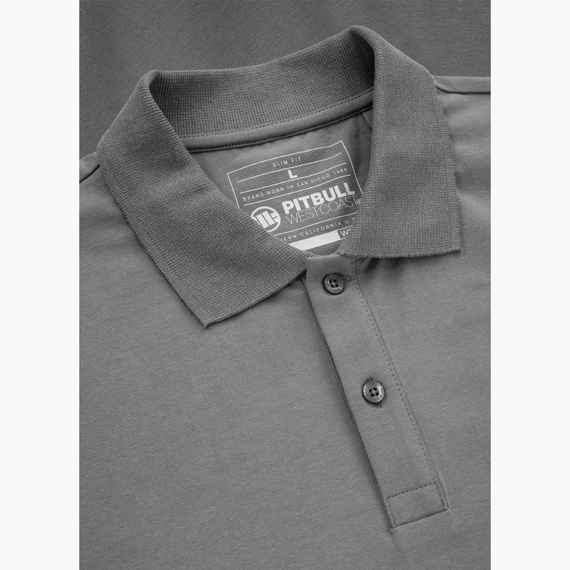 Мъжка поло тениска Pitbull Small Logo grey 3