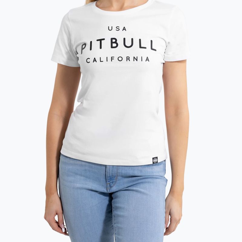 Pitbull Usa дамска тениска Cal white 4
